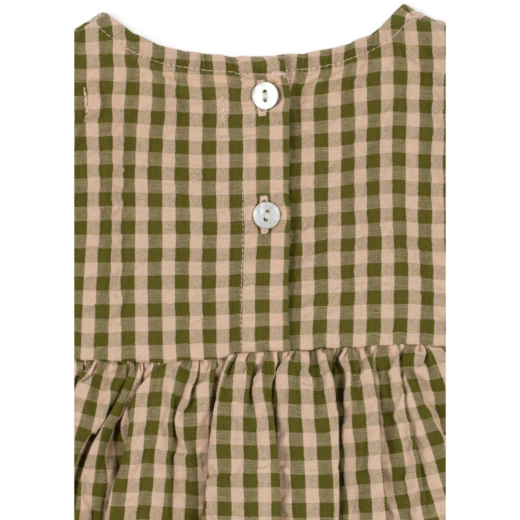 KIM ROMPER - AVOCADO CHECK