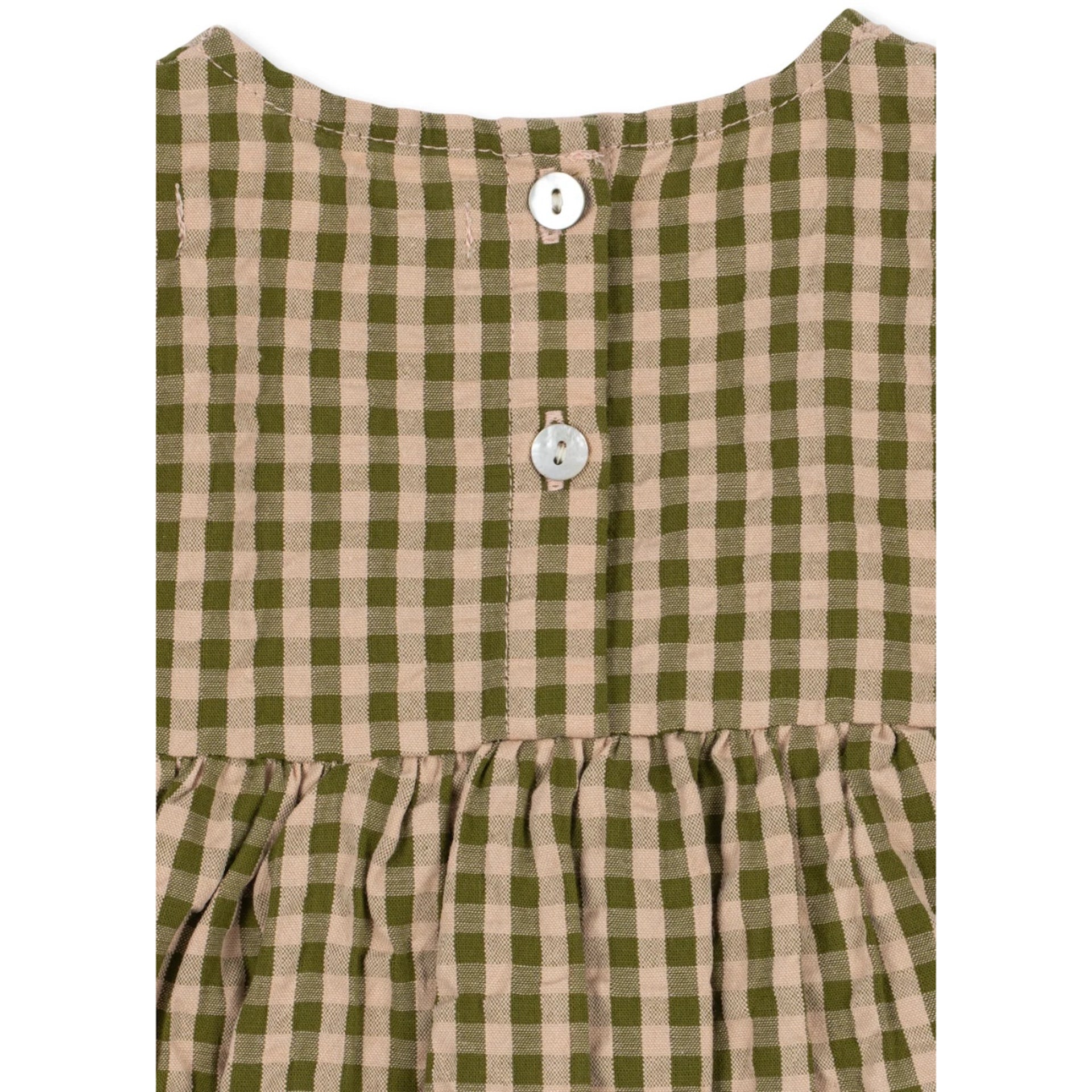 KIM ROMPER - AVOCADO CHECK