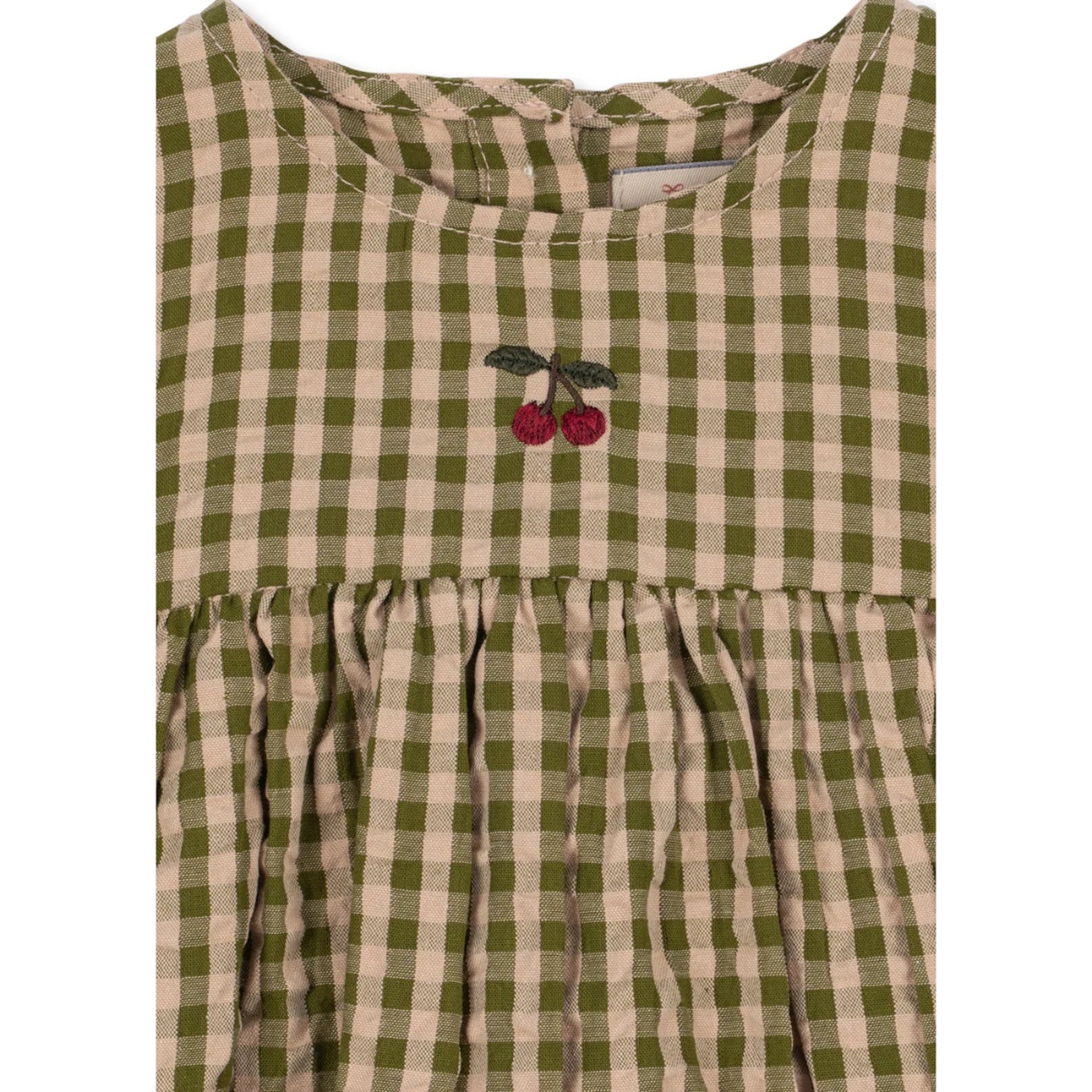 KIM ROMPER - AVOCADO CHECK