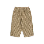 KIM SLIT PANTS - AVOCADO CHECK