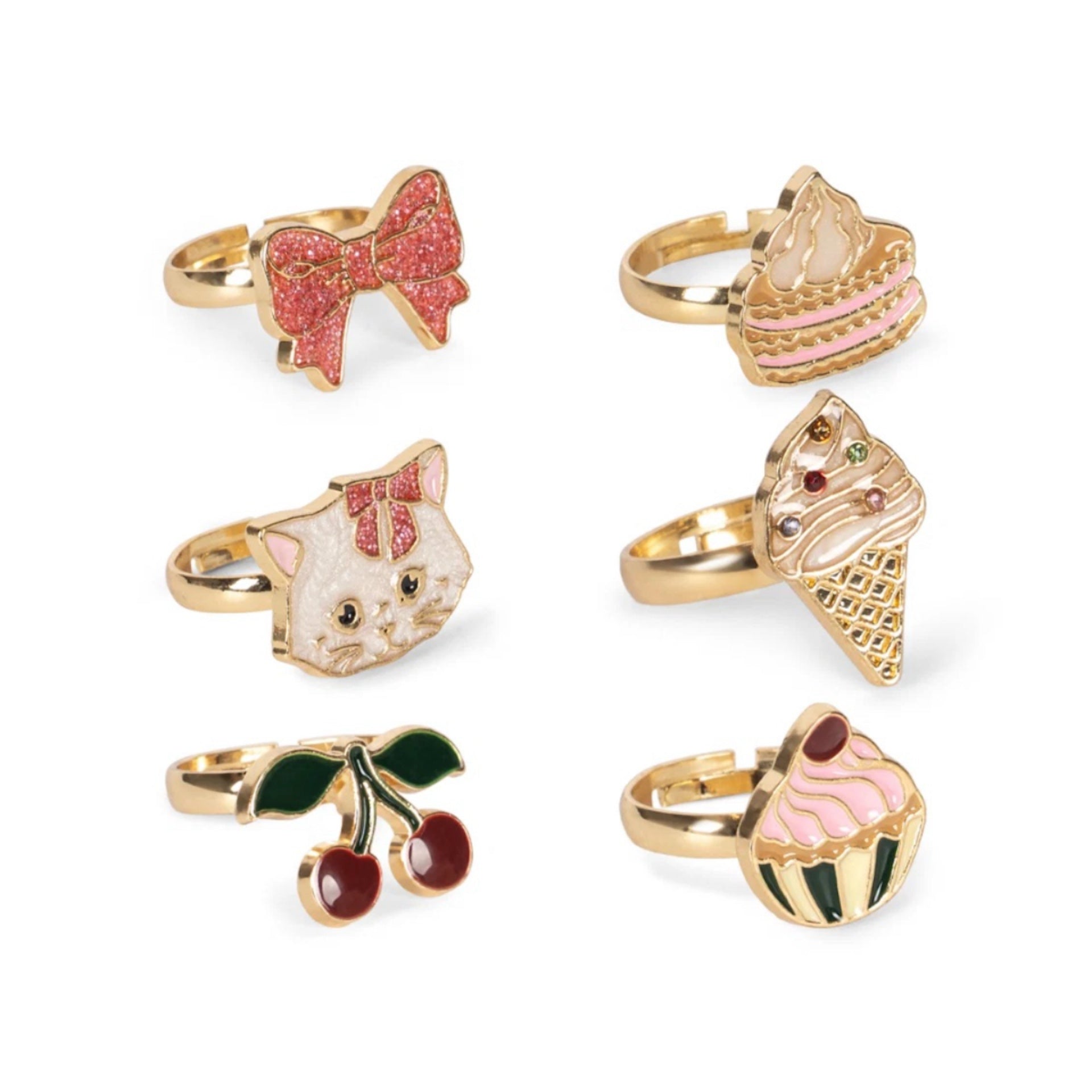 KITTY SWEETS RING SET (6 PCS)