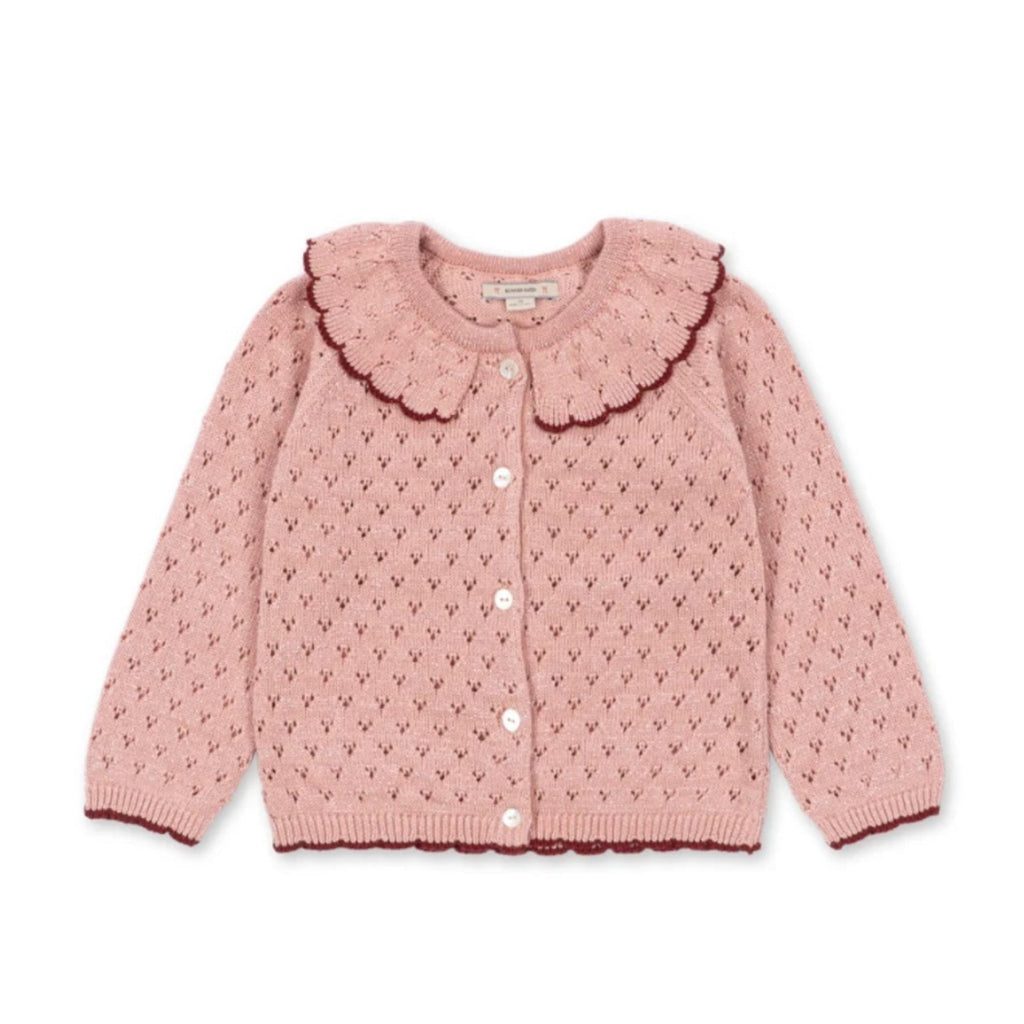 KNIT CARDIGAN - MELLOW ROSE