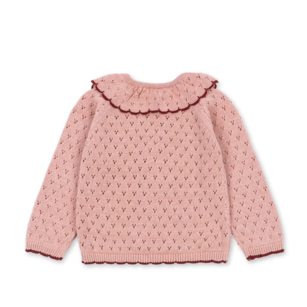 KNIT CARDIGAN - MELLOW ROSE