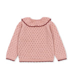 KNIT CARDIGAN - MELLOW ROSE