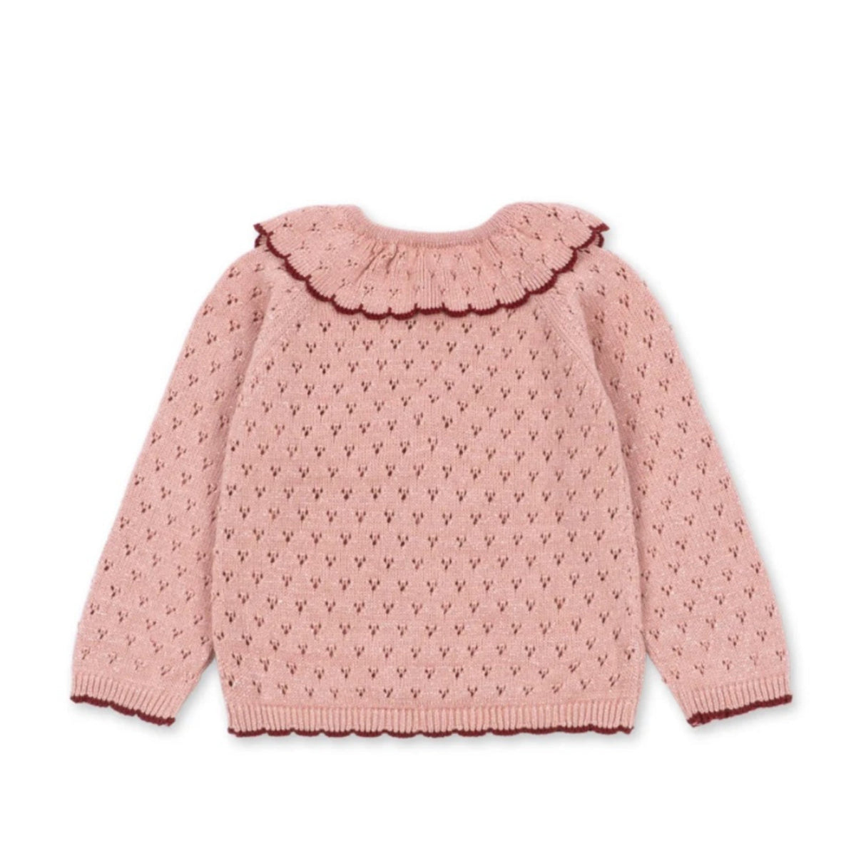 KNIT CARDIGAN - MELLOW ROSE