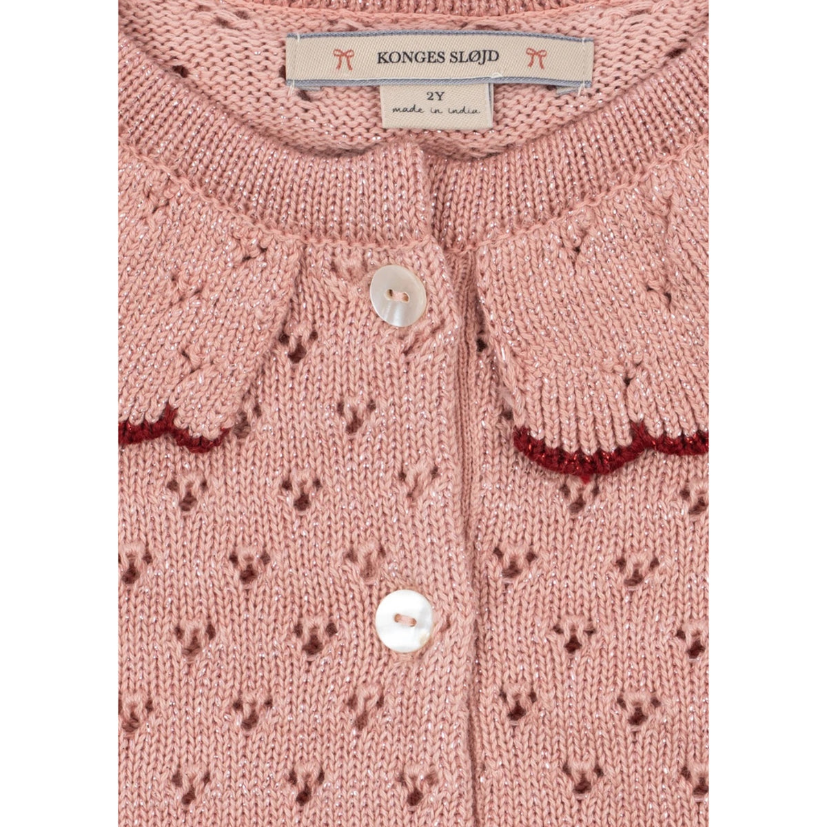 KNIT CARDIGAN - MELLOW ROSE