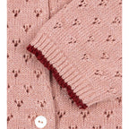 KNIT CARDIGAN - MELLOW ROSE