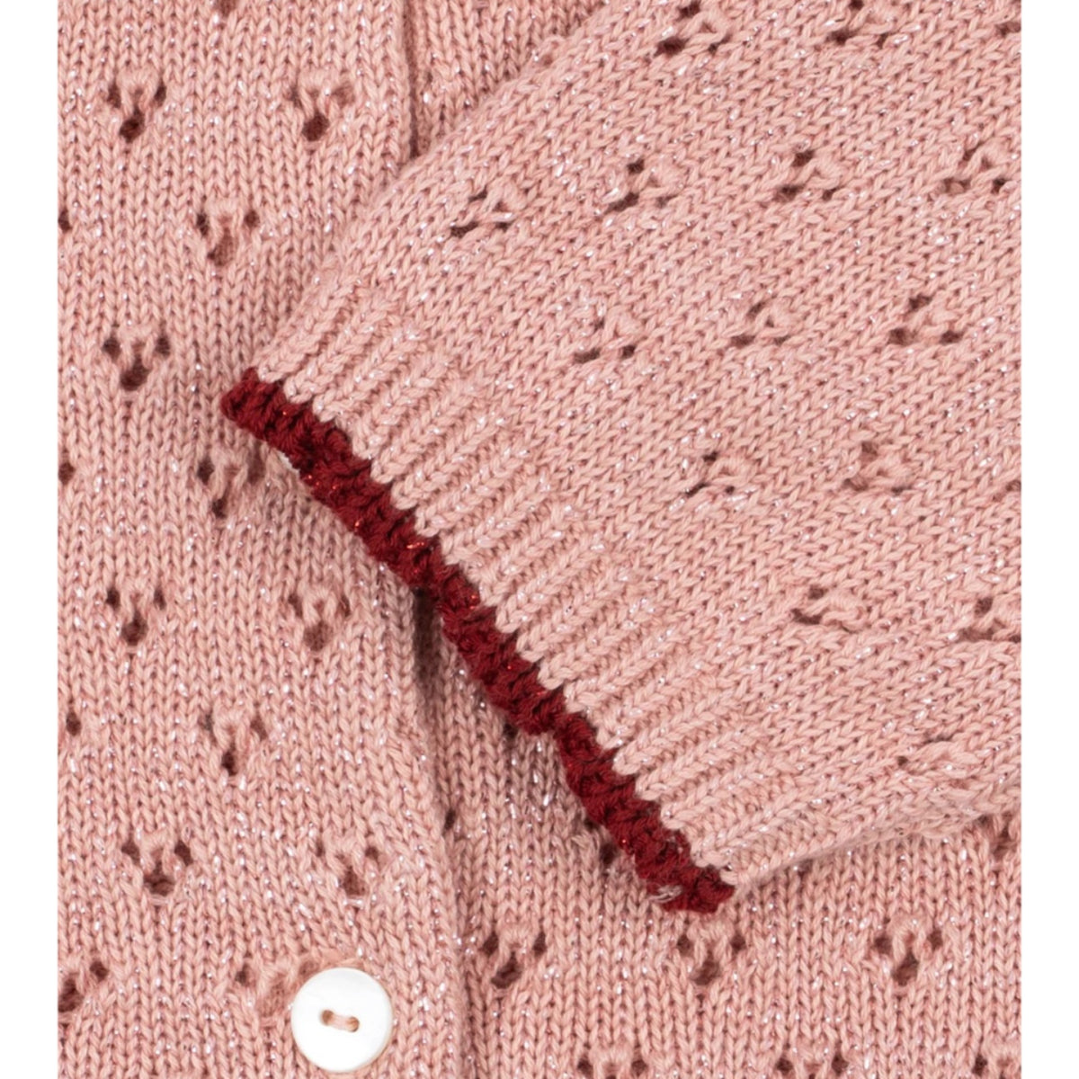 KNIT CARDIGAN - MELLOW ROSE