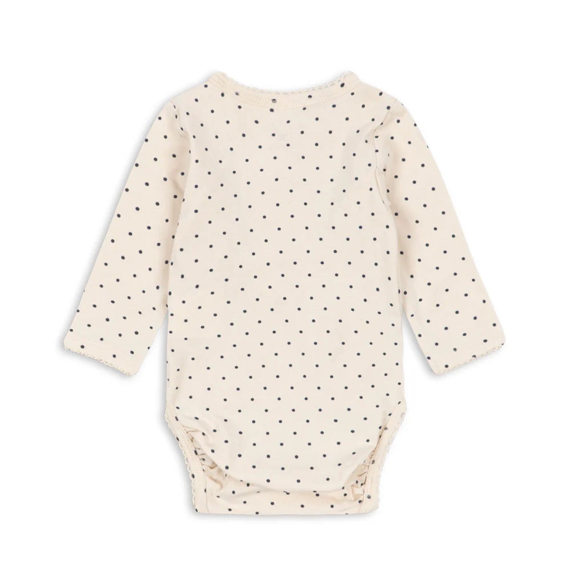 LONG SLEEVE NEWBORN BODY - BLUE DOT
