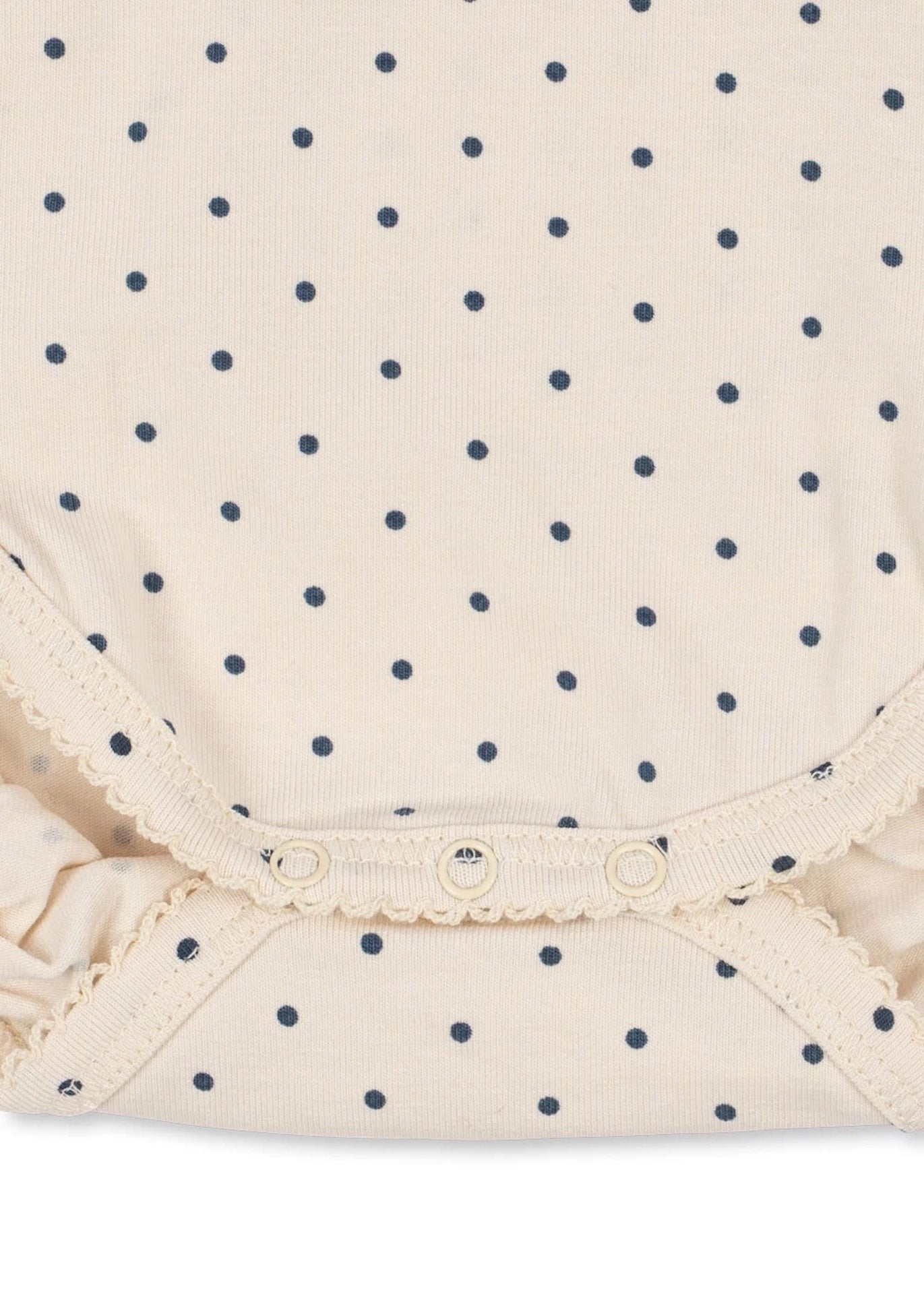 LONG SLEEVE NEWBORN BODY - BLUE DOT