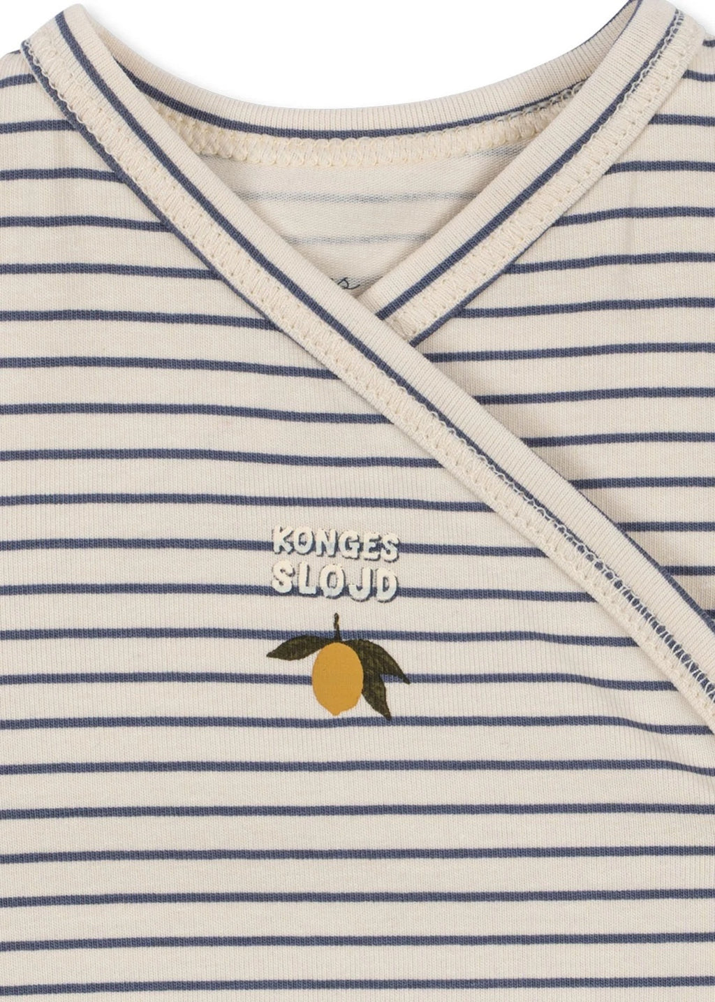 LONG SLEEVE NEWBORN BODY - STRIPE COMO