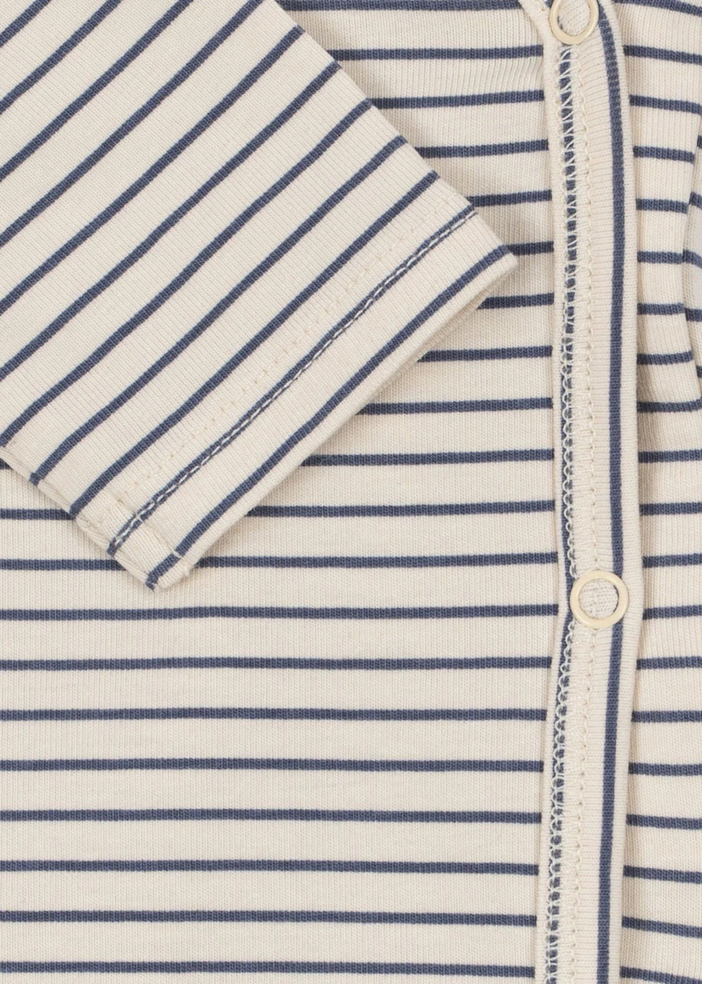 LONG SLEEVE NEWBORN BODY - STRIPE COMO