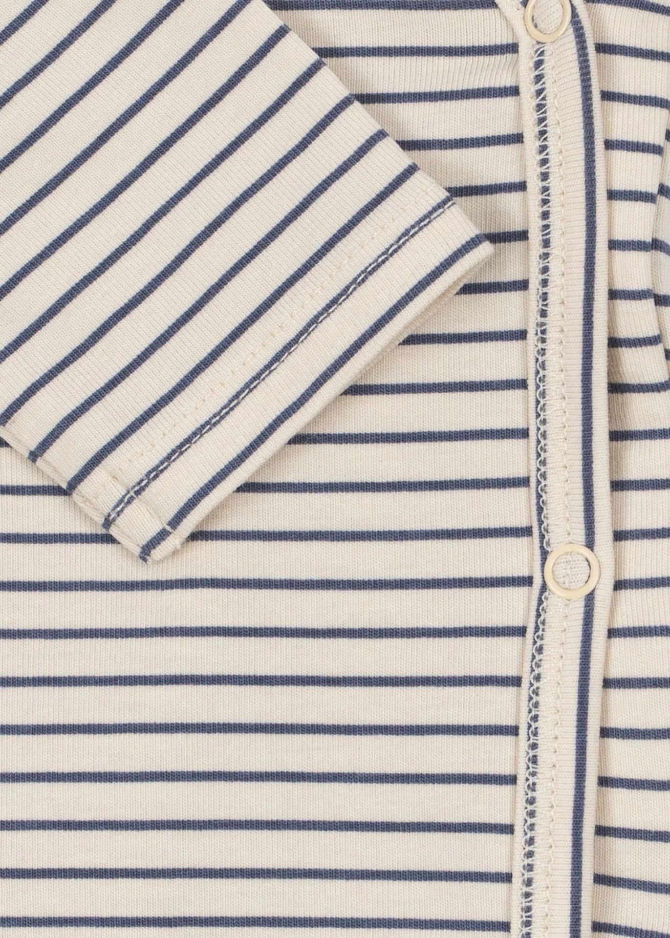 LONG SLEEVE NEWBORN BODY - STRIPE COMO