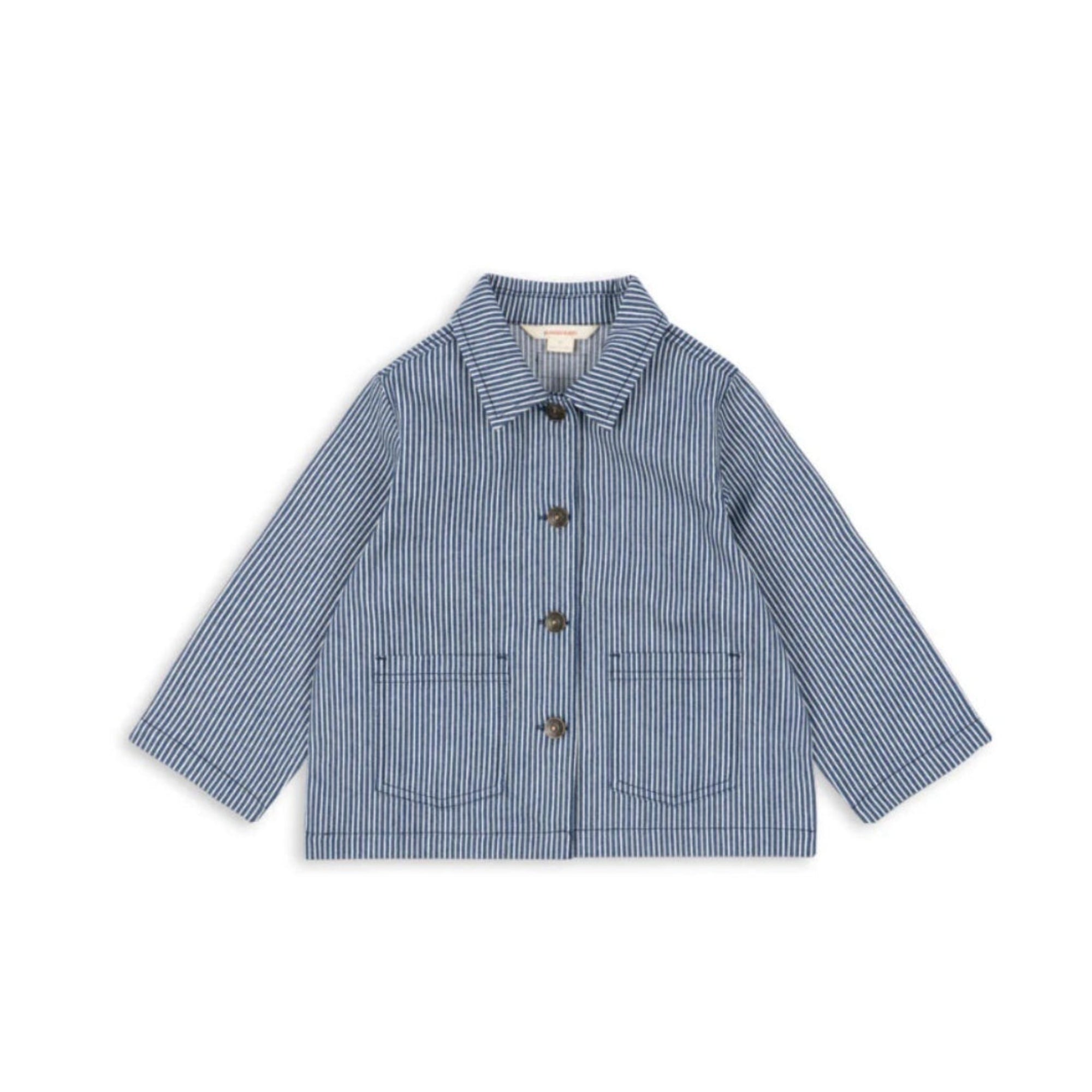 LUC JACKET - BLUE STRIPE