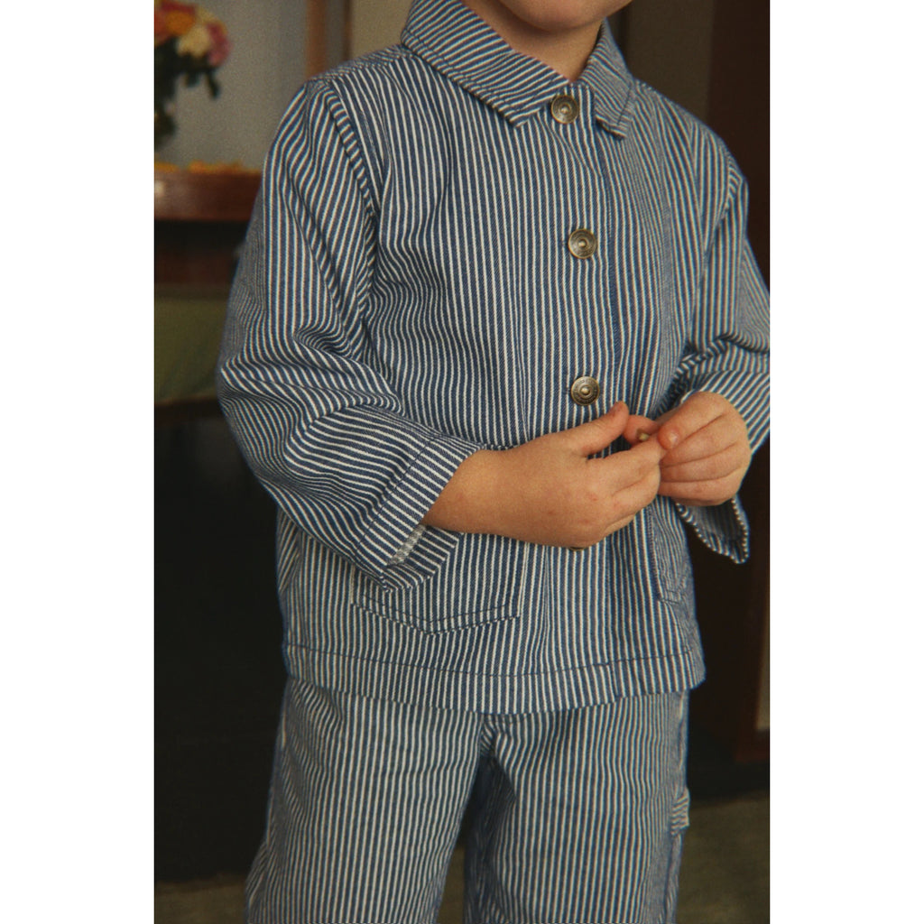 LUC JACKET - BLUE STRIPE
