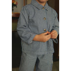 LUC JACKET - BLUE STRIPE