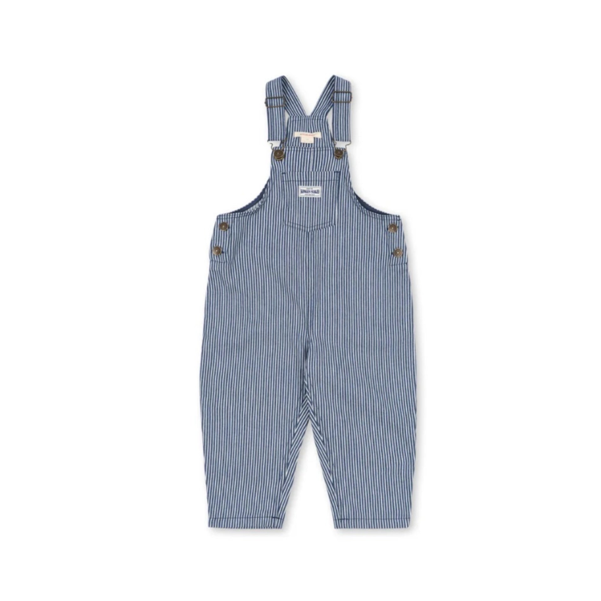 LUC OVERALLS - BLUE STRIPE