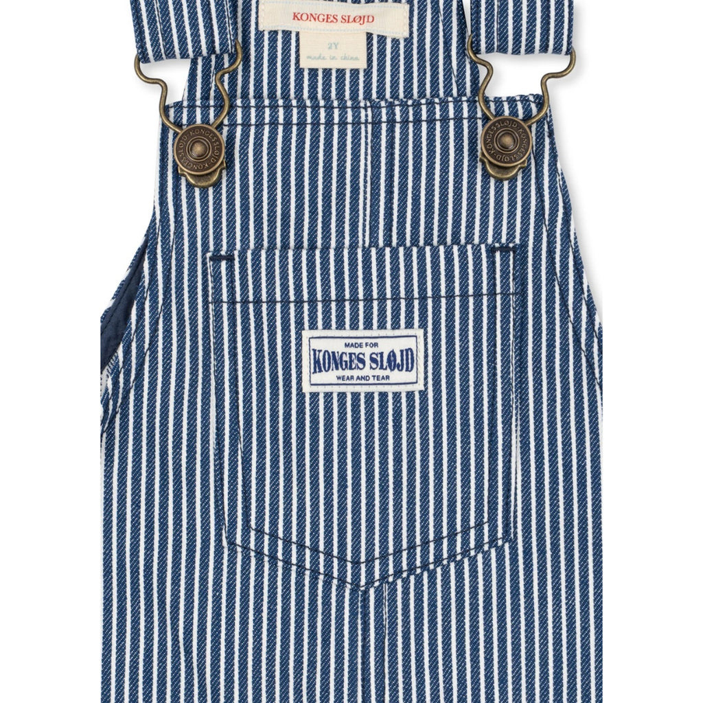 LUC OVERALLS - BLUE STRIPE
