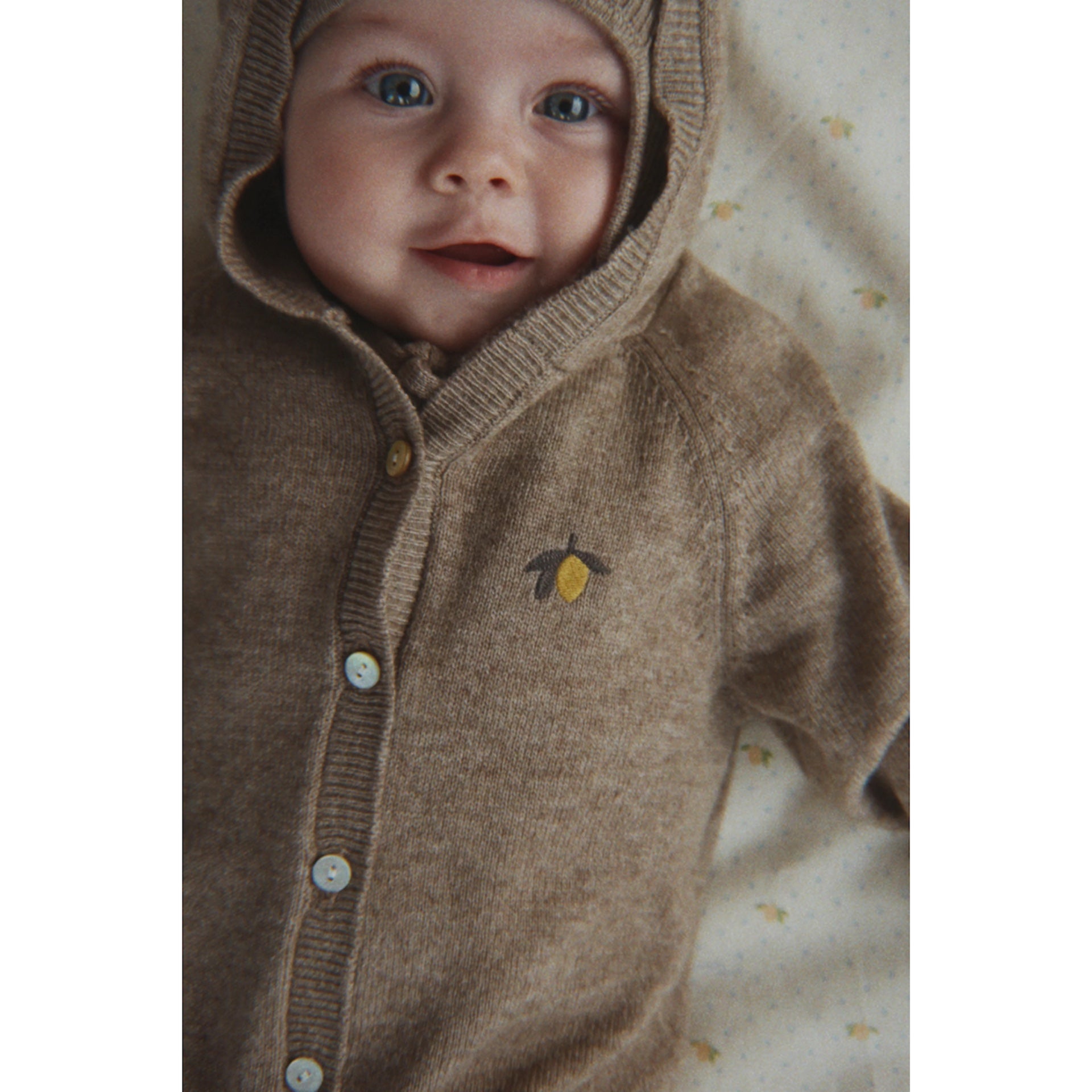 MATTOU KNIT ONESIE - LIGHT BROWN