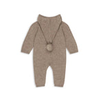 MATTOU KNIT ONESIE - LIGHT BROWN