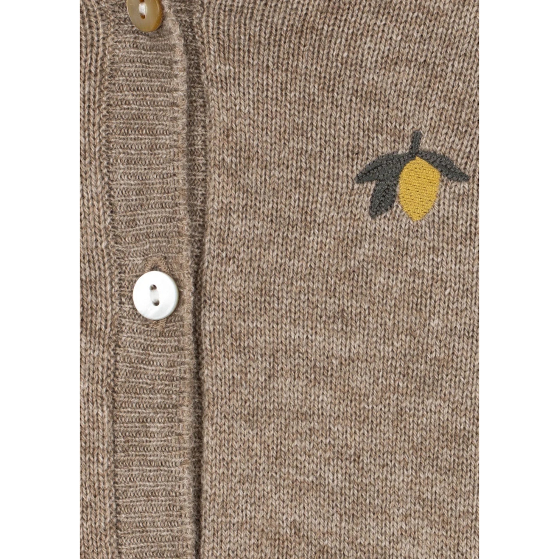 MATTOU KNIT ONESIE - LIGHT BROWN