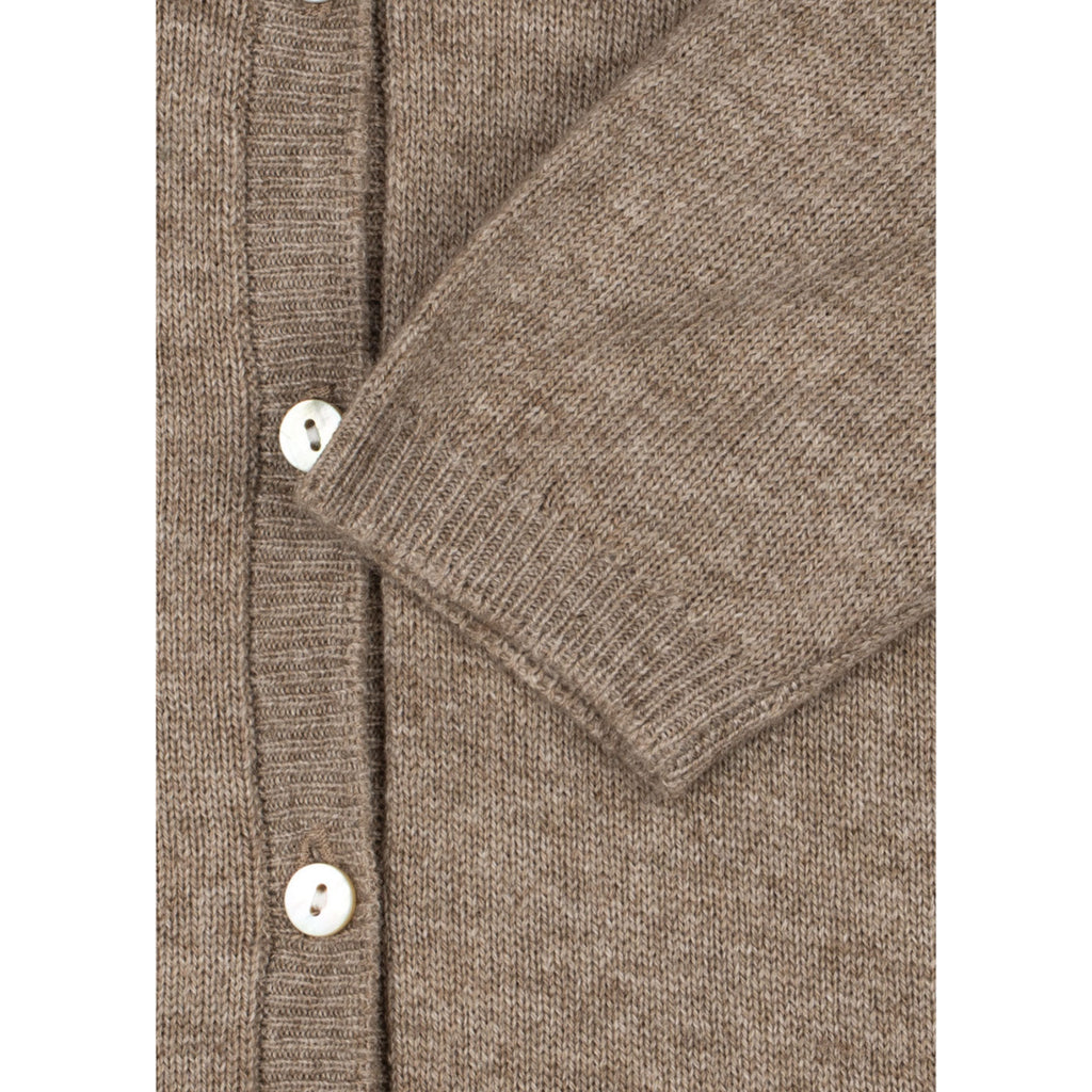 MATTOU KNIT ONESIE - LIGHT BROWN