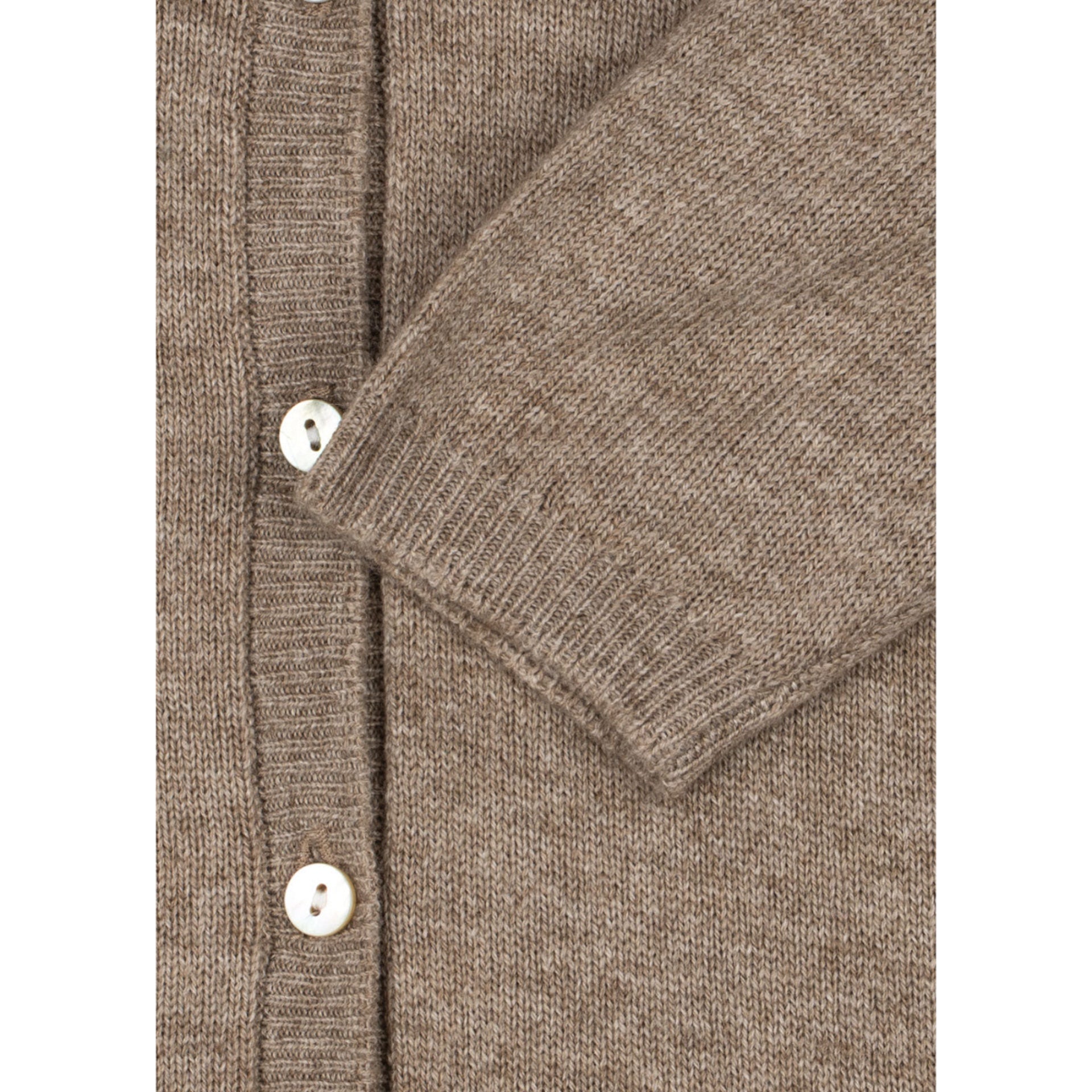 MATTOU KNIT ONESIE - LIGHT BROWN
