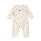 NEWBORN LONG SLEEVE ONESIE - BLUE DOT