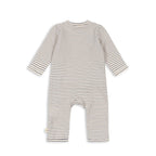 NEWBORN LONG SLEEVE ONESIE - STRIPE COMO