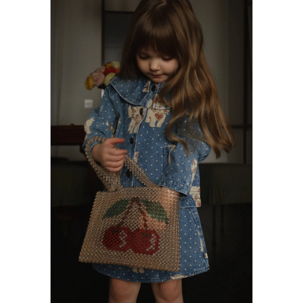 KITTY PERLA HAND BAG - CHERRY
