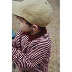 PIPO POLO SWEATER - MAHOGANY STRIPE