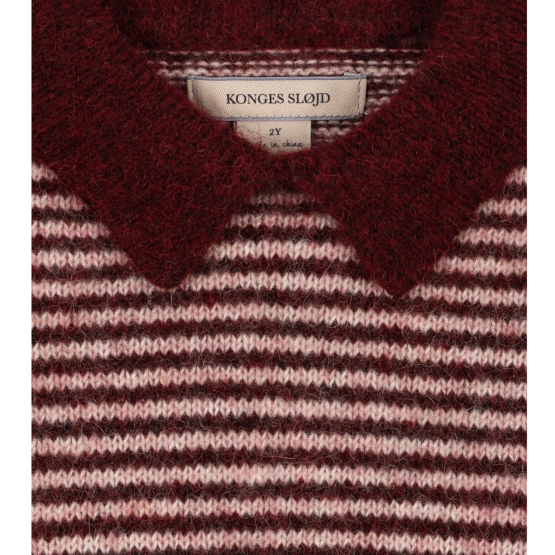 PIPO POLO SWEATER - MAHOGANY STRIPE