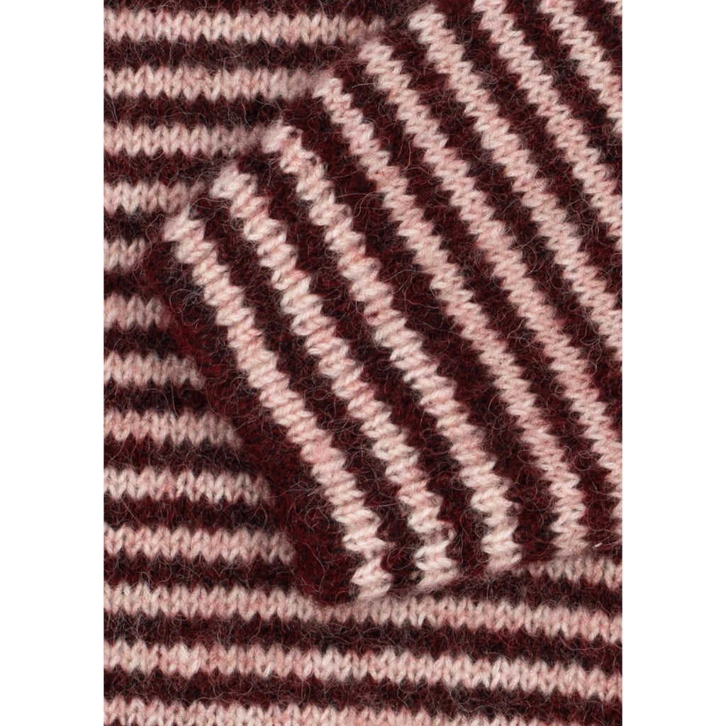 PIPO POLO SWEATER - MAHOGANY STRIPE