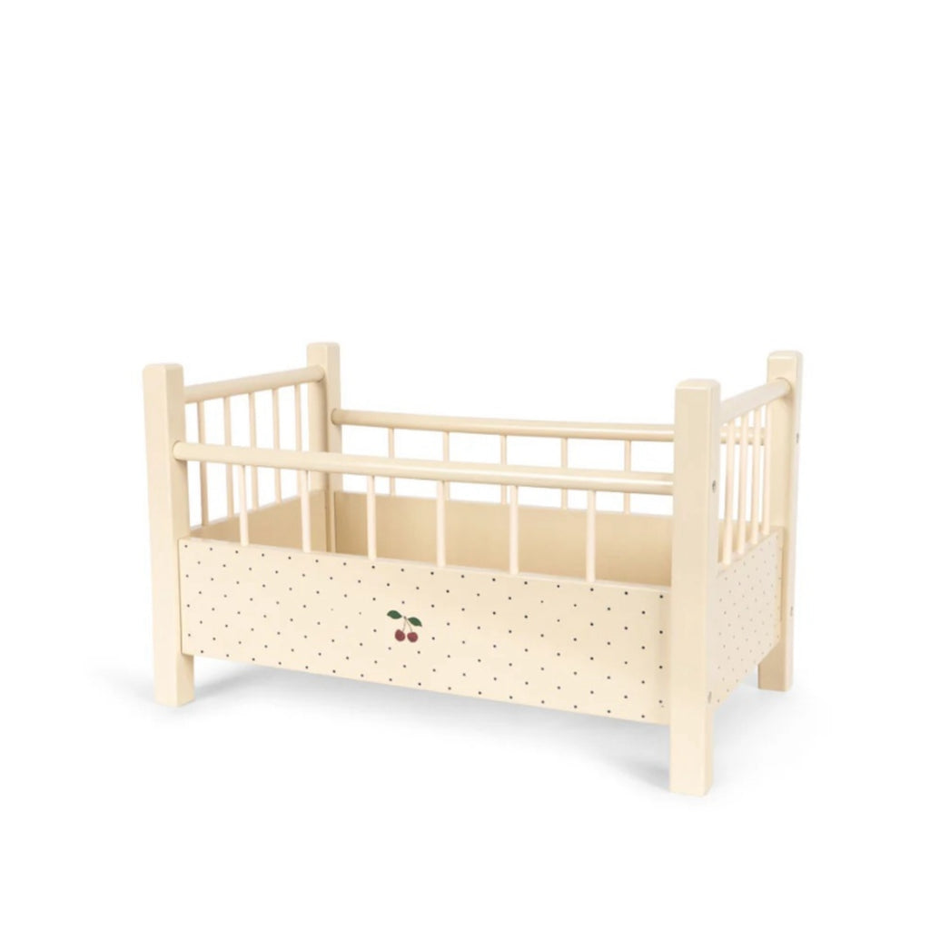 WOODEN DOLL BED - CHERRY