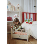 WOODEN DOLL BED - CHERRY