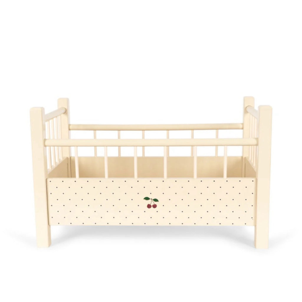 WOODEN DOLL BED - CHERRY