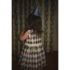 YVONNE HARLEKIN SEQUIN DRESS