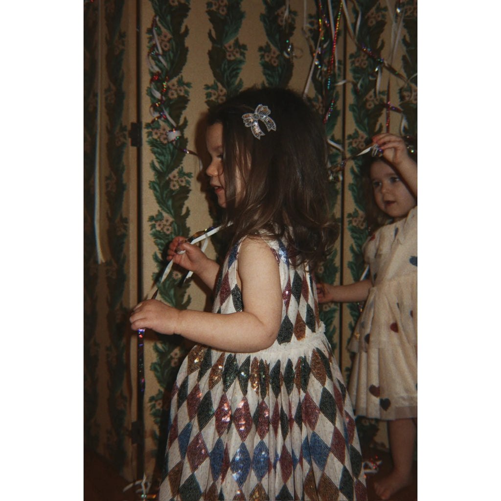 YVONNE HARLEKIN SEQUIN DRESS