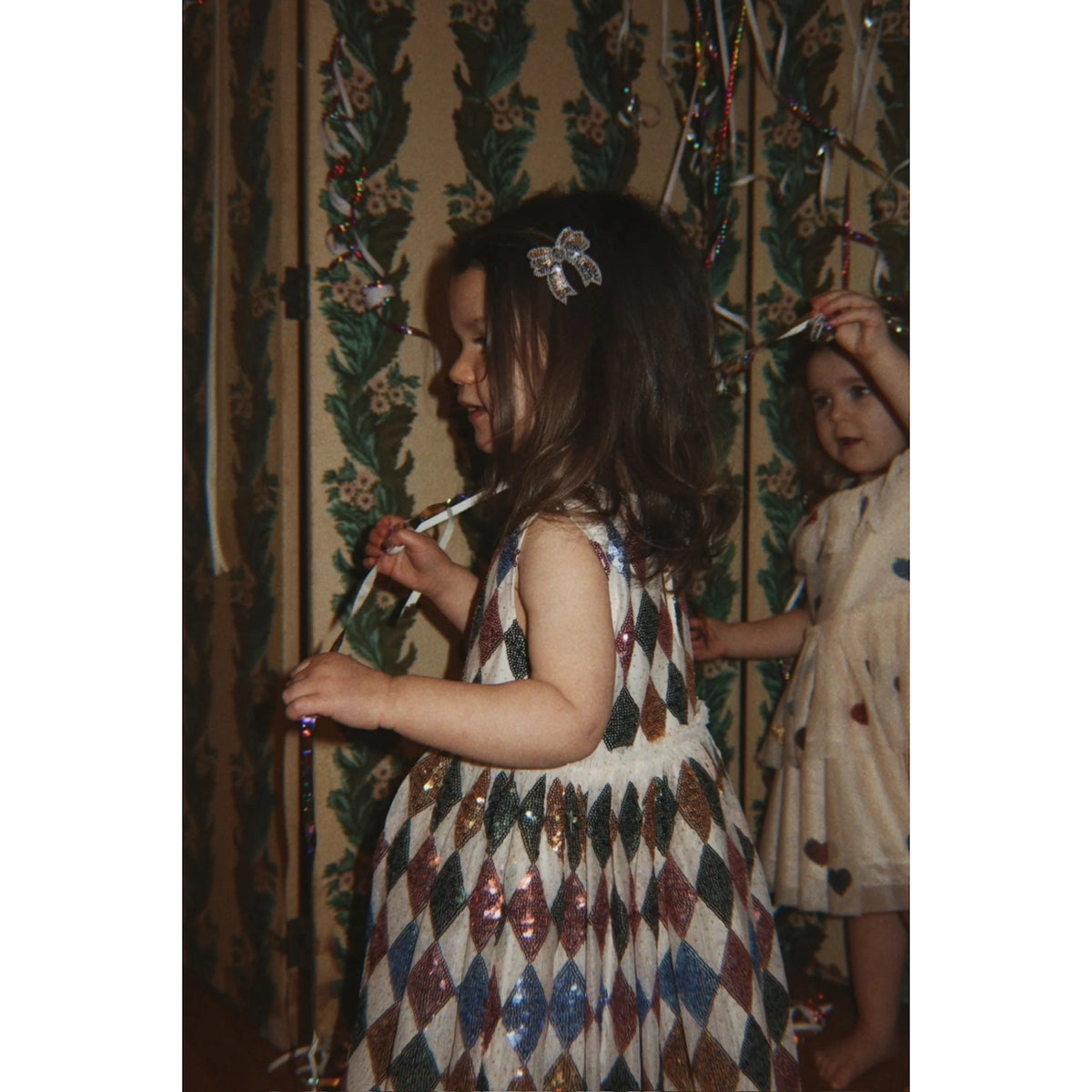 YVONNE HARLEKIN SEQUIN DRESS
