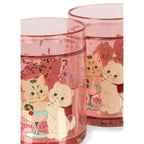 2 PACK GLITTER CUPS - ROSE CAT