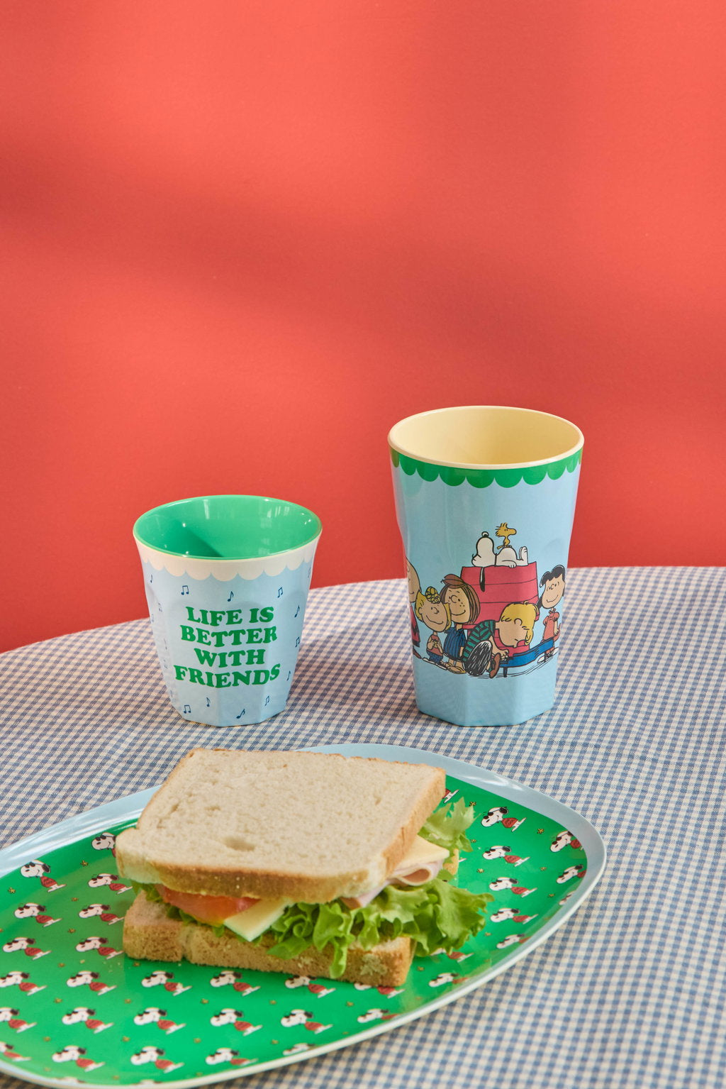 TALL MELAMINE CUP SNOOPY