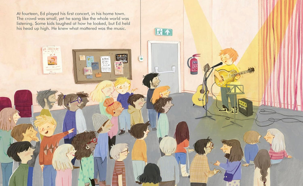 LITTLE PEOPLE, BIG DREAMS BOOK - ED SHEERAN (4-7 YEARS)