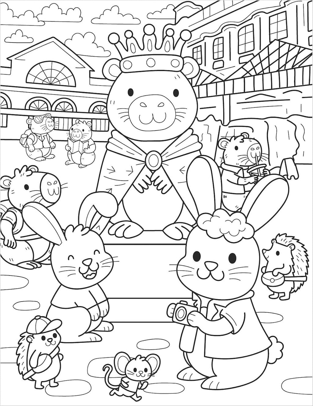 LONDON CUTIES COLOURING BOOK