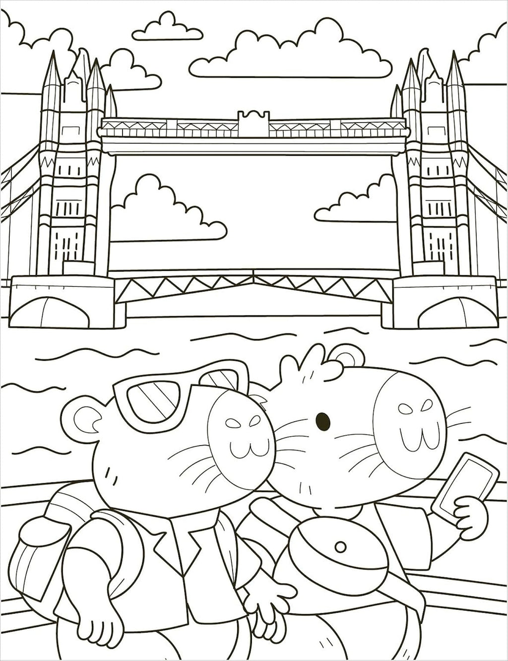 LONDON CUTIES COLOURING BOOK