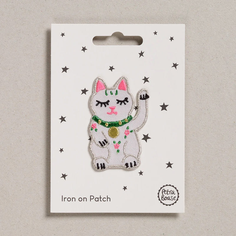 IRON ON PATCH - Lucky Cat