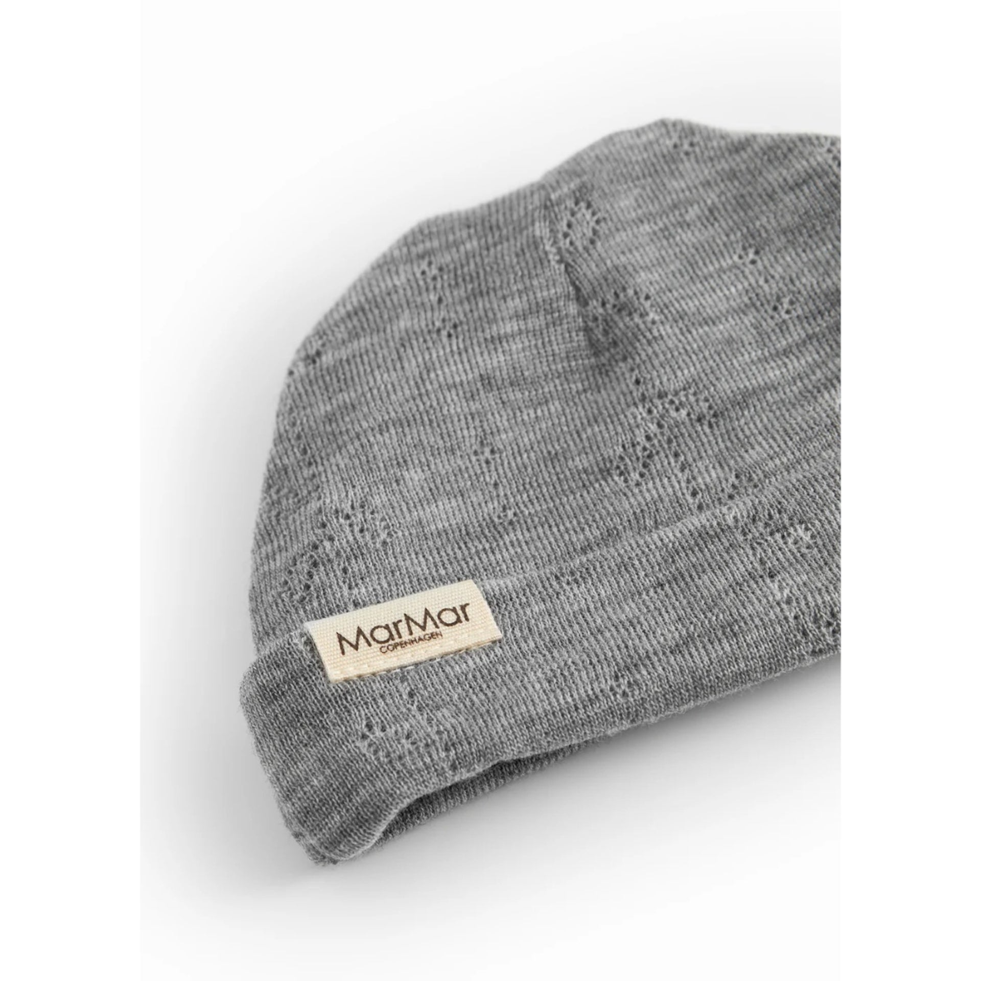 AIKO WOOL POINTELLE BABY HAT