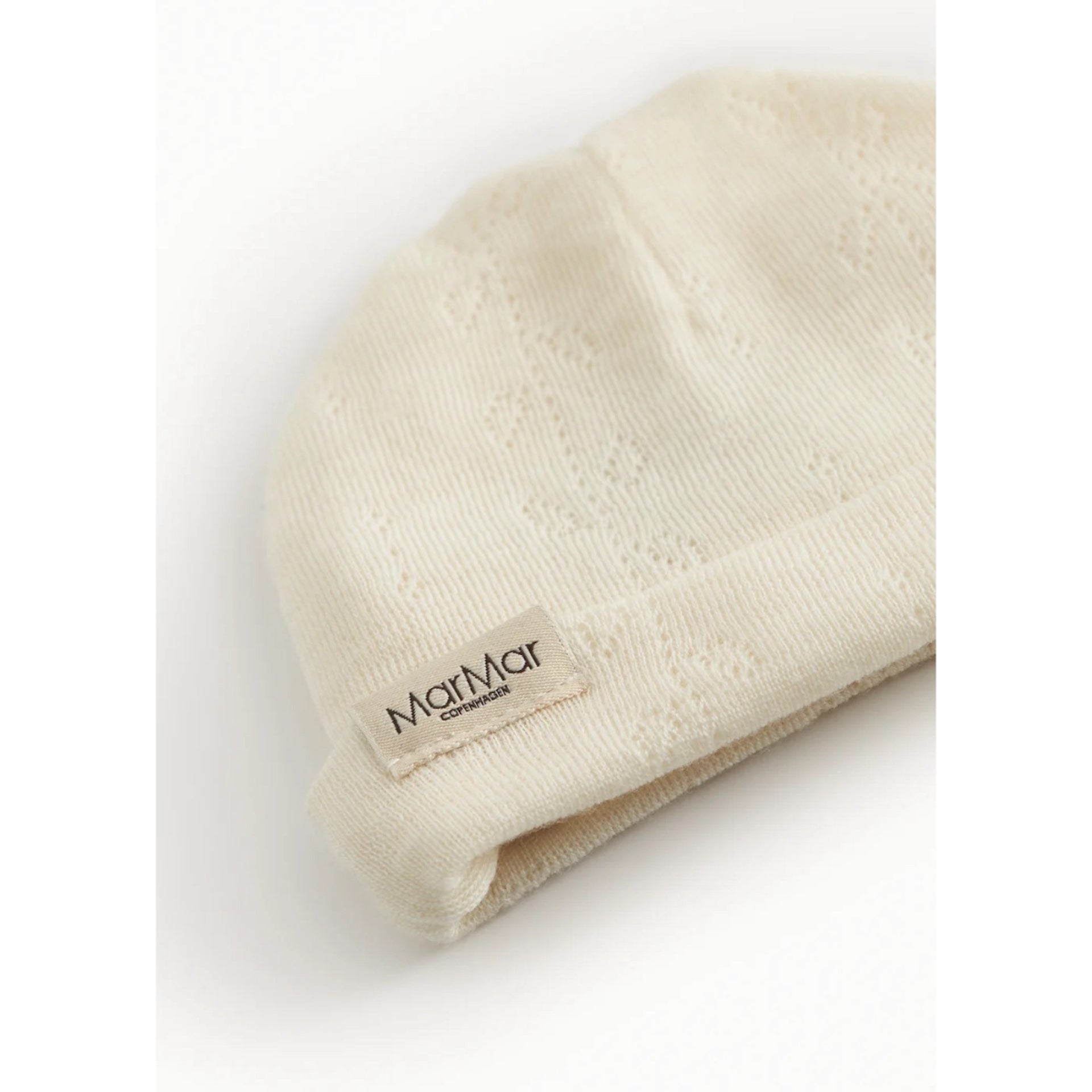 AIKO WOOL POINTELLE BABY HAT