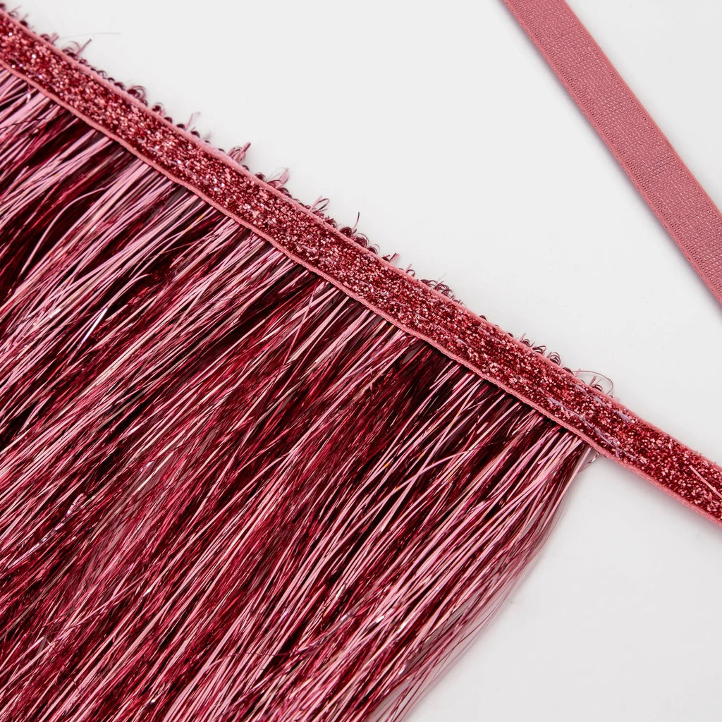 PINK TINSEL FRINGE GARLAND