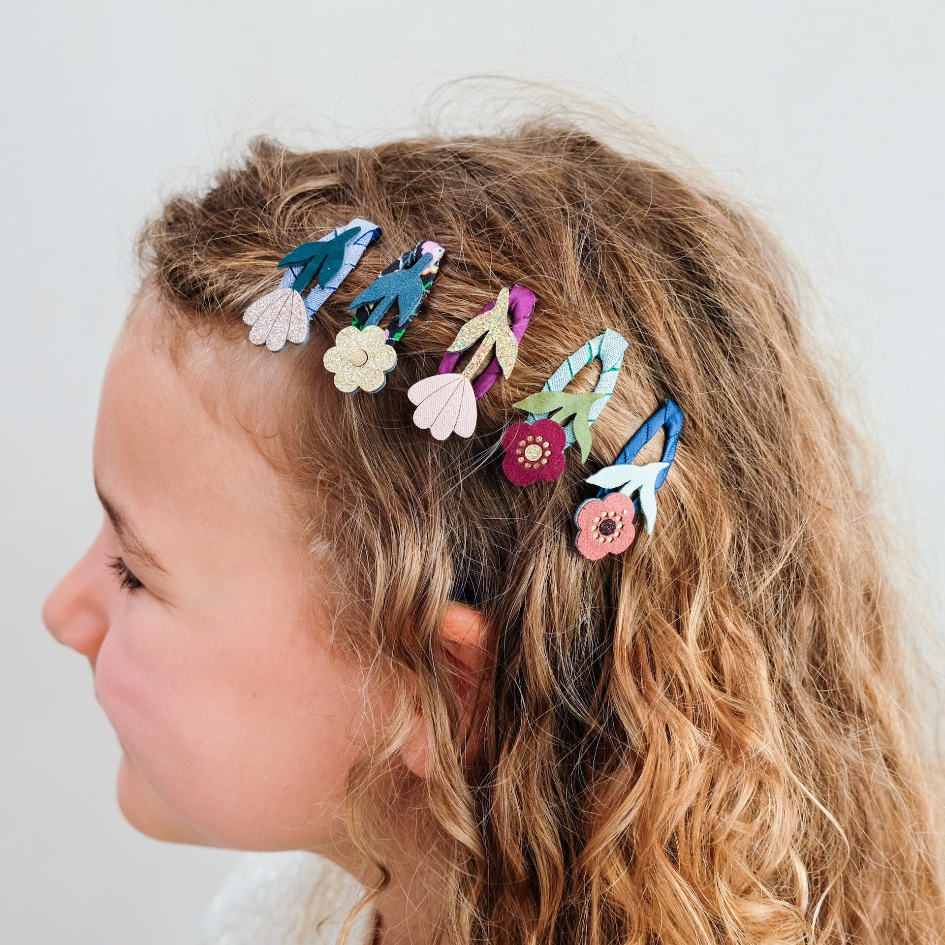 AUTUMN BOUQUET MINI HAIR CLIPS
