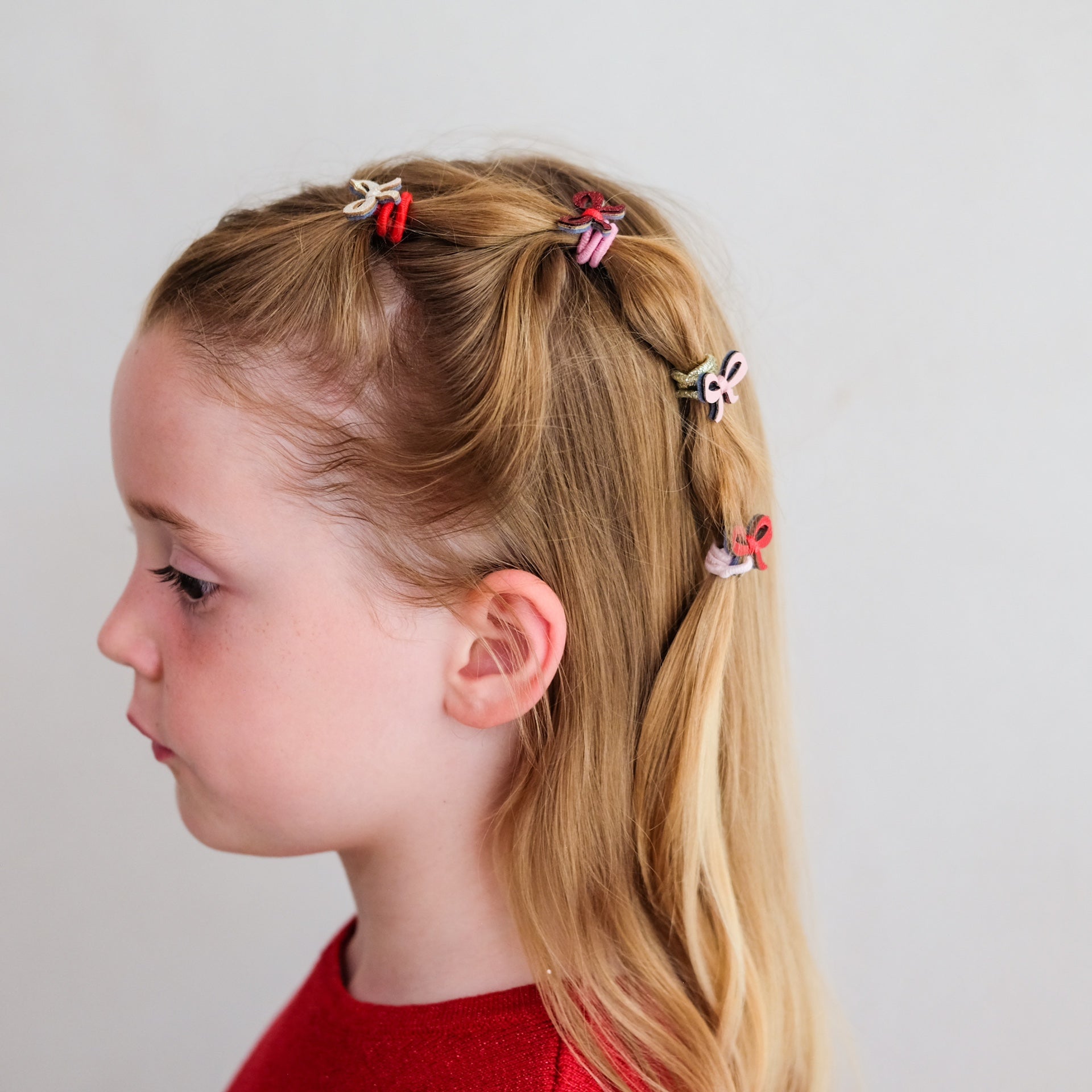CUTESY BOW MINI HAIR PONIES